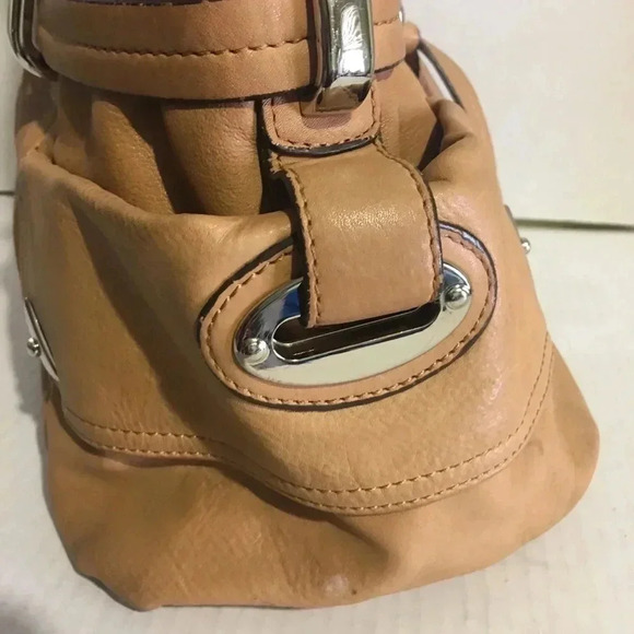 B. Makowsky Brown leather hobo handbag - Picture 7 of 8